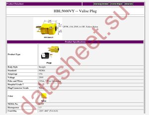 HBL5666VY datasheet  